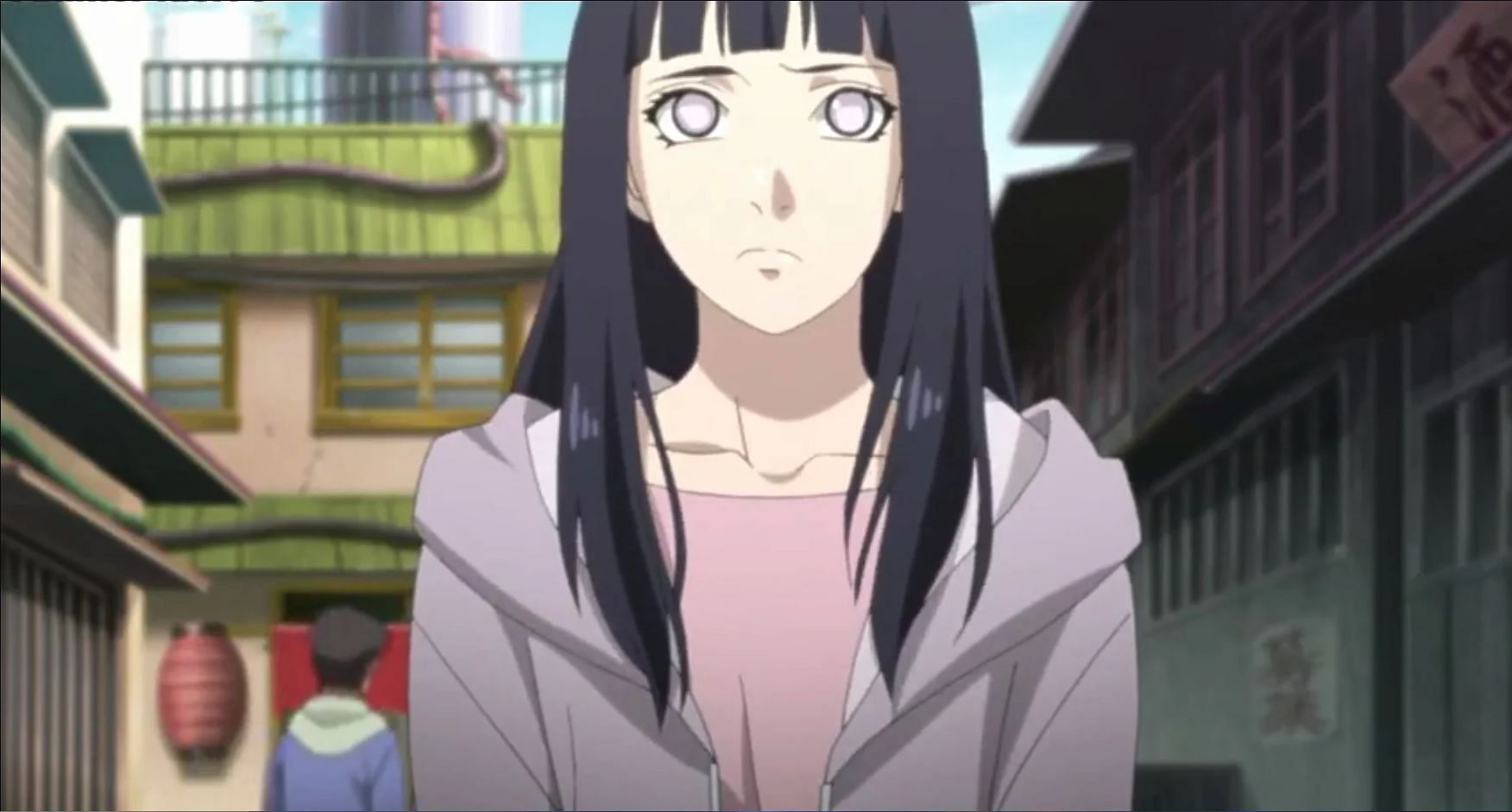 Hinata Hyuga as shown in the anime (Image via Naruto)