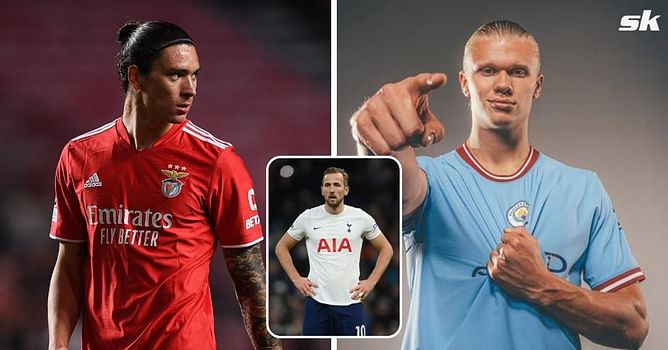 "It helps me as a player" - Harry Kane reacts to Manchester City signing Erling Haaland and Darwin Nunez joining Liverpool