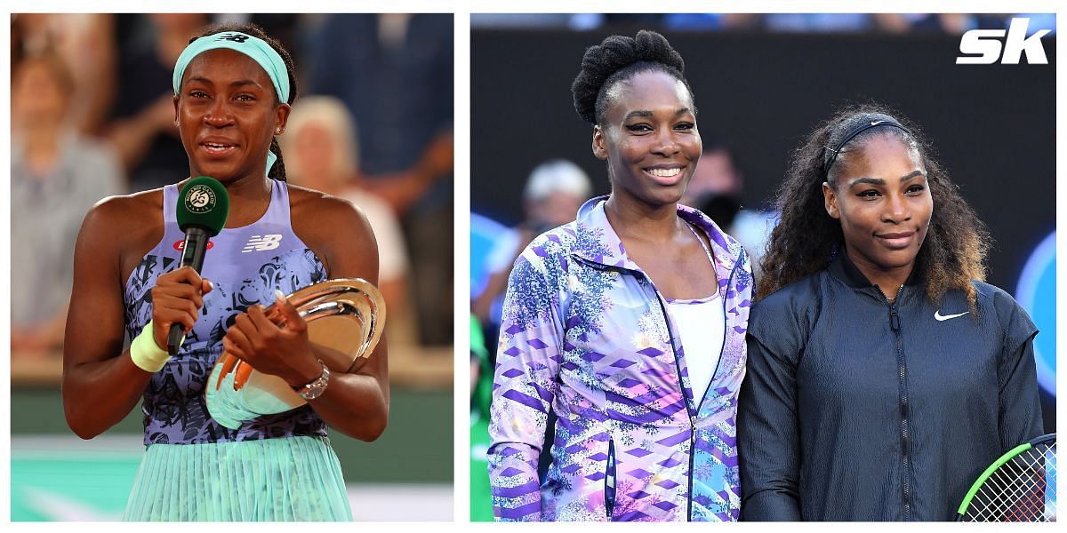 Coco Gauff regards Venus and Serena Williams as her biggest inspirations