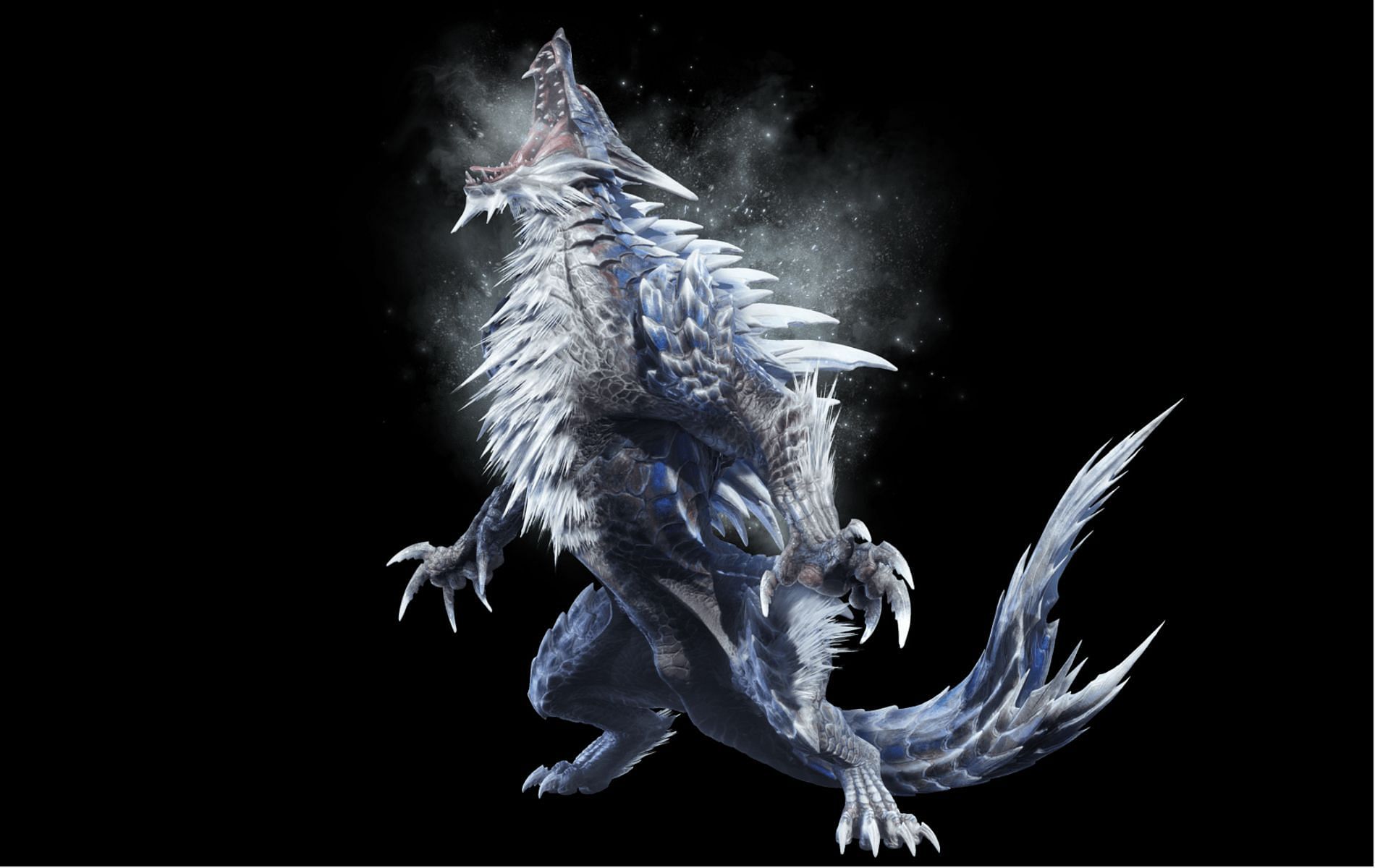 Lunagaron is the new monster that is introduced in Sunbreak that uses ice breath to deal damage. (Image via Capcom)