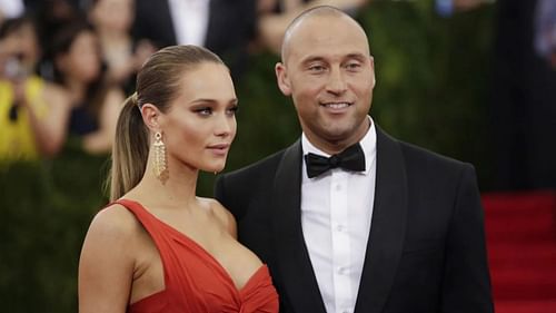 Derek Jeter with his better half, Hannah Jeter.