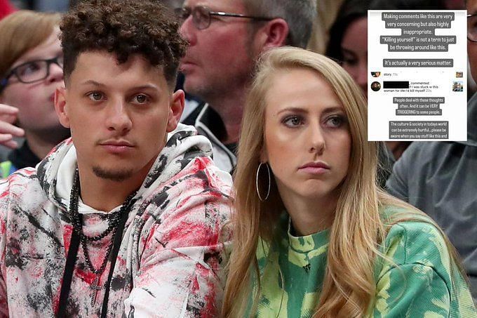 Brittany Mahomes reacts to social media trolls