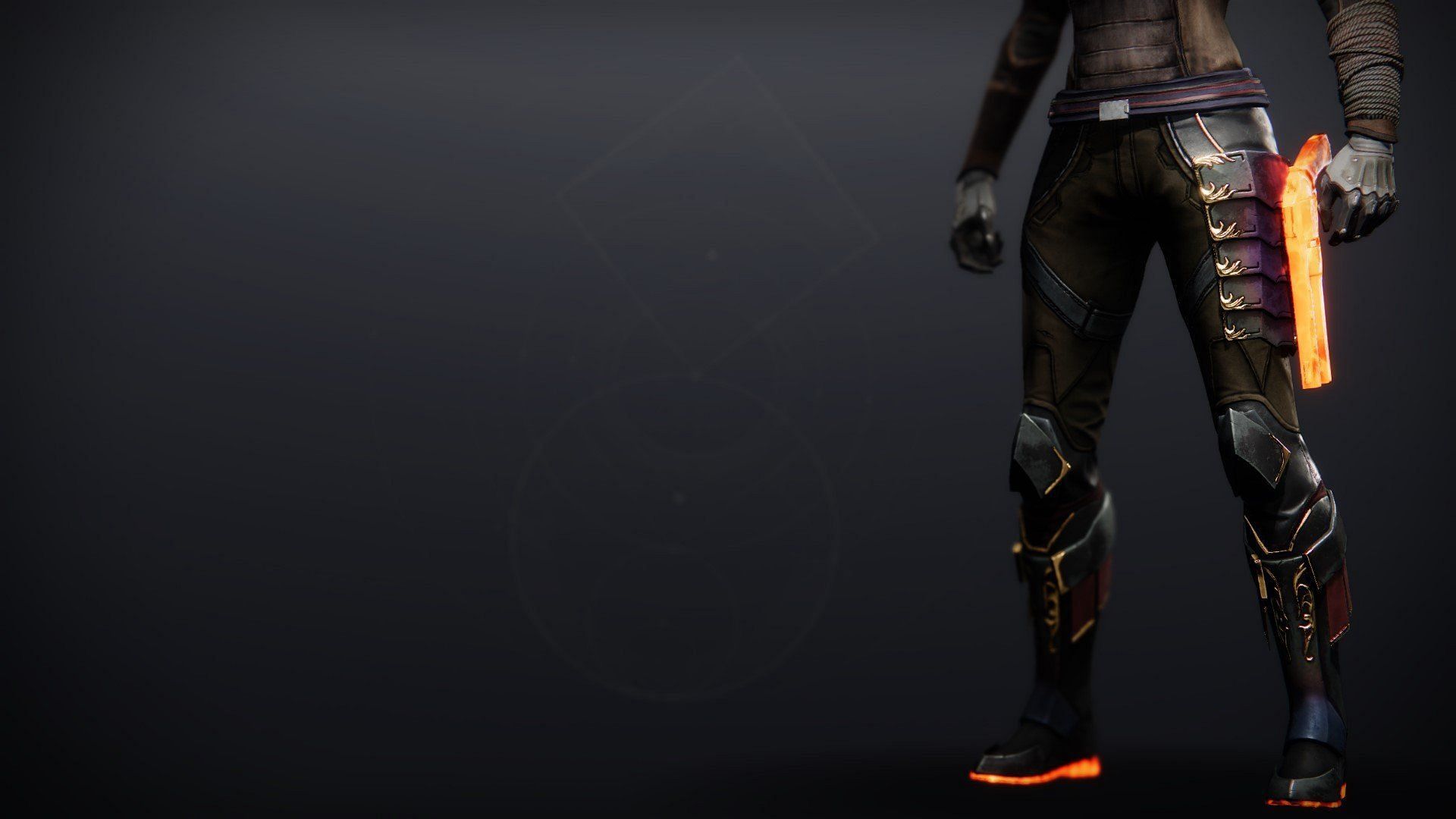 The Hunter universal ornament for legendary leg armor pieces (Image via Bungie)