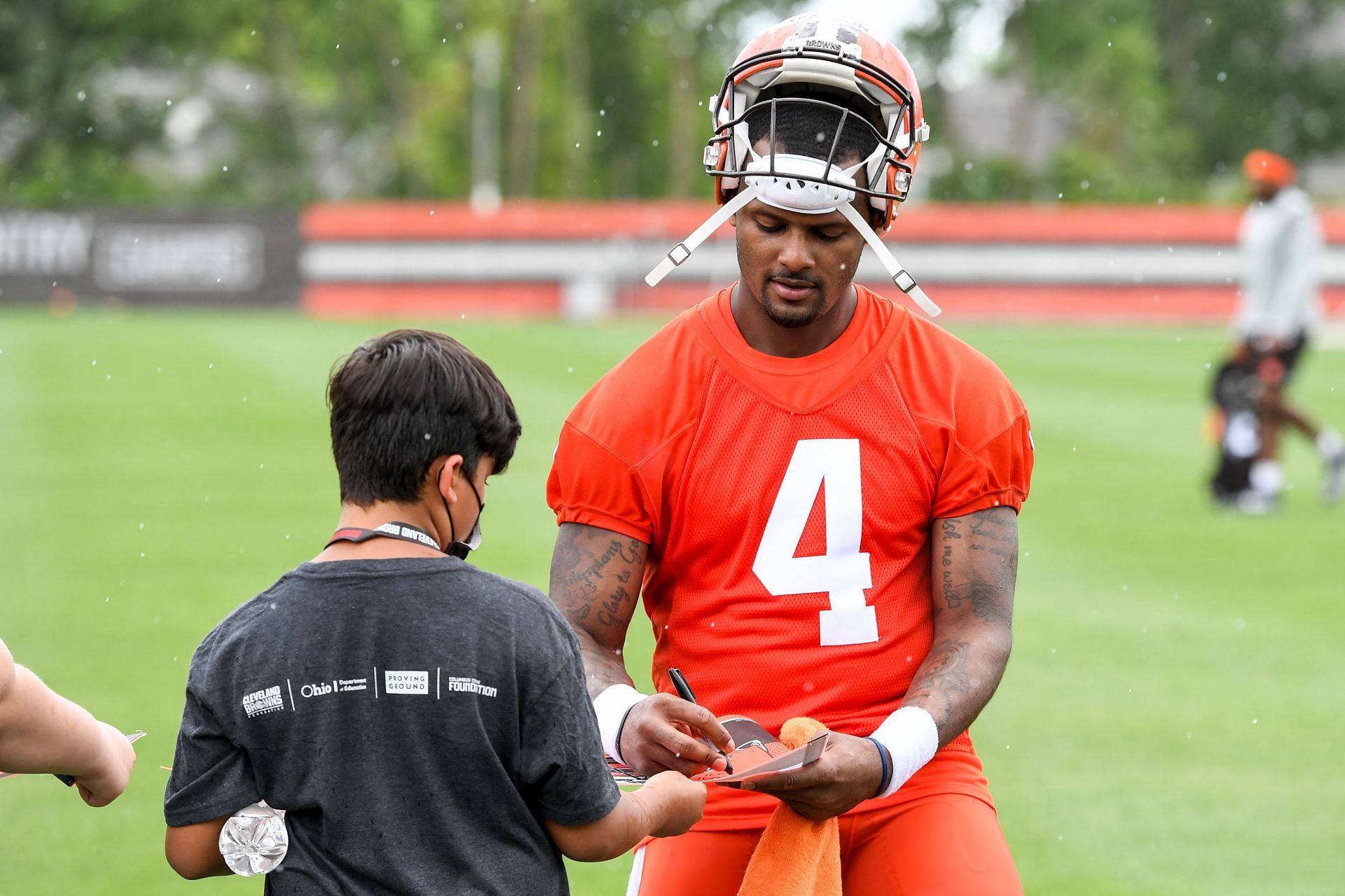 Browns cancel fan portion of Browns training camp due to weather