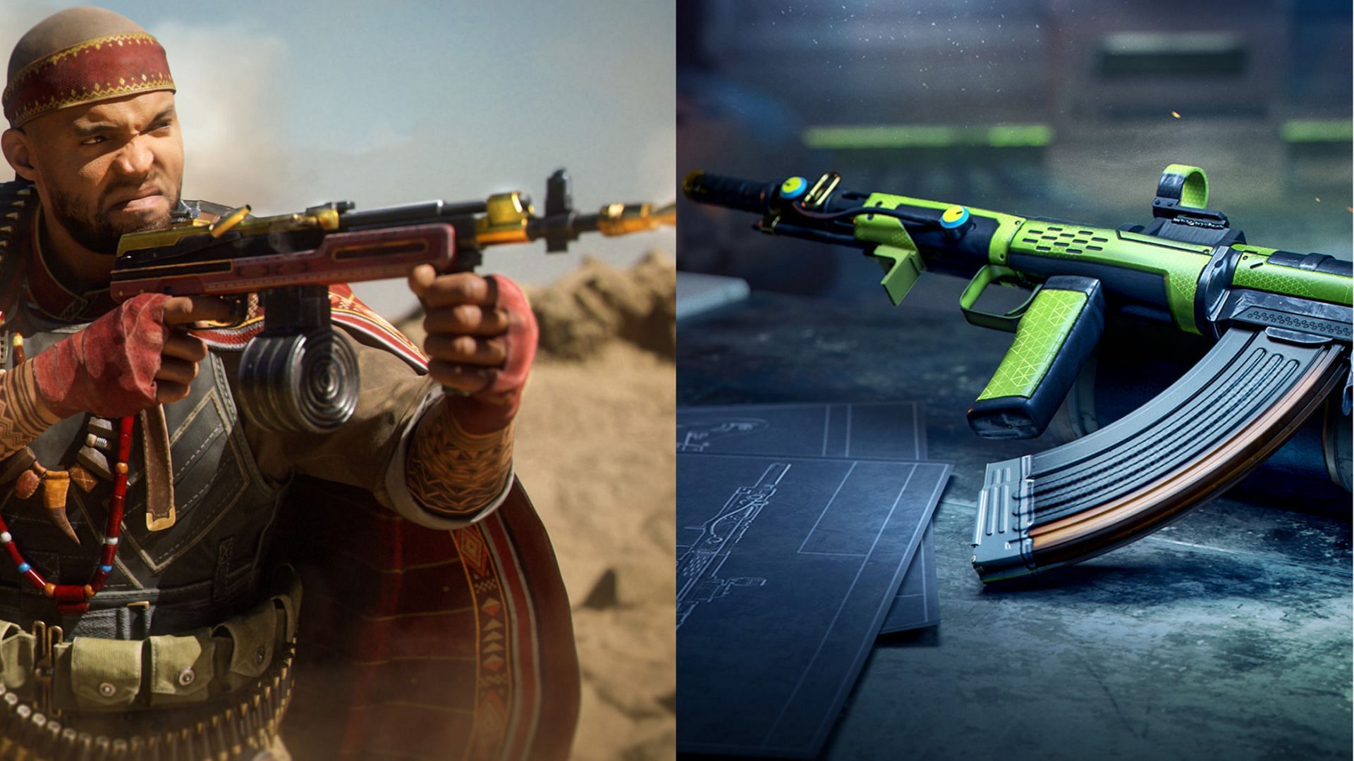 A look at the best assault rifles to try in Caldera (Image via Activision)