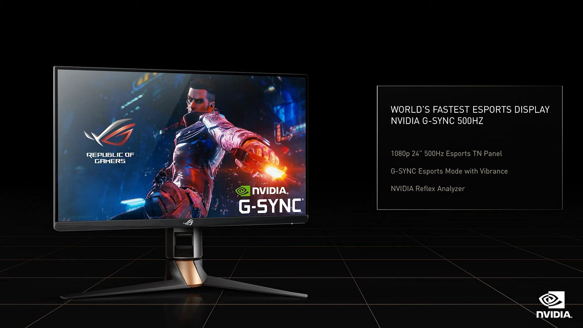 ASUS ROG Swift 500Hz (Image via Nvidia)