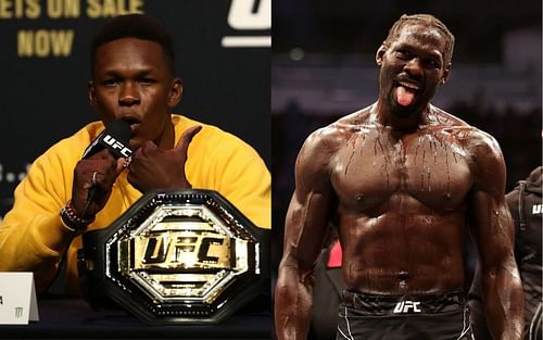 Israel Adesanya (left), Jared Cannonier (right)