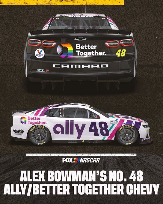 Alex Bowman leads NASCAR's LGBTQ+ push during Pride Month with new