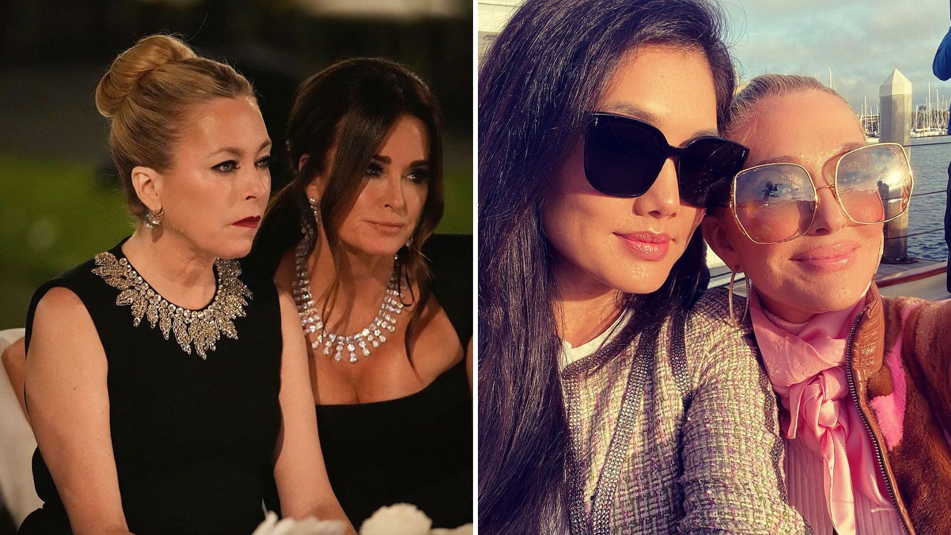 Kyle and Erika stir the pot in Crystal and Sutton&#039;s feud (Image via Instagram/kylerichards18 and theprettymess)