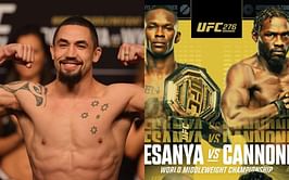 "It's a tricky fight" - Robert Whittaker predicts outcome of middleweight title clash between Israel Adesanya and Jared Cannonier