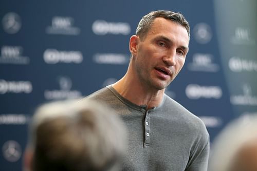 Wladimir Klitschko calls out Roy Jones Jr. over the latter's Russian ties. (Photo by Boris Streubel/Getty Images for Laureus World Sports Awards)