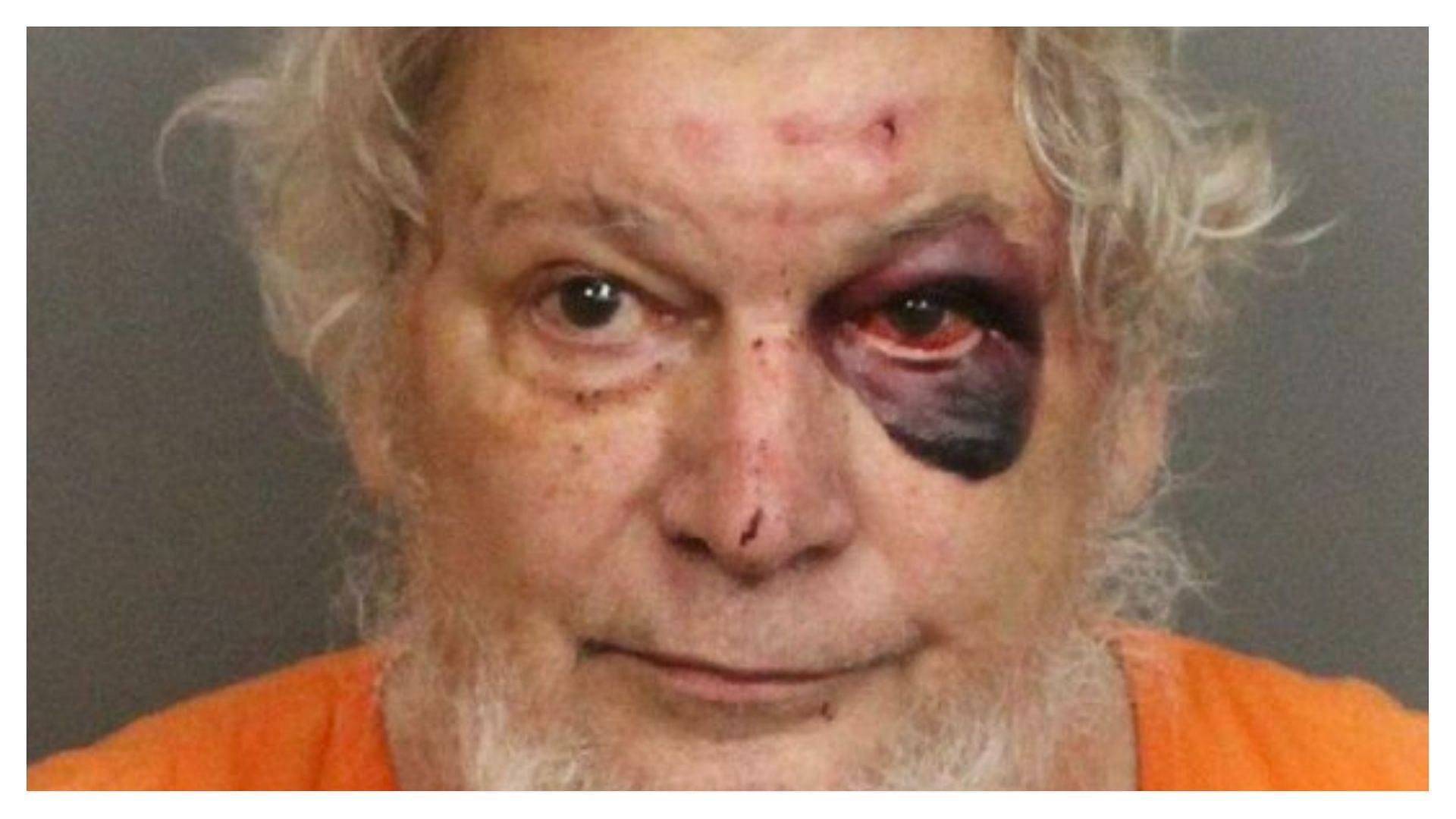 Smith was struck with a chair by a church attendee (Image via VietnmVetDghtr/Twitter)