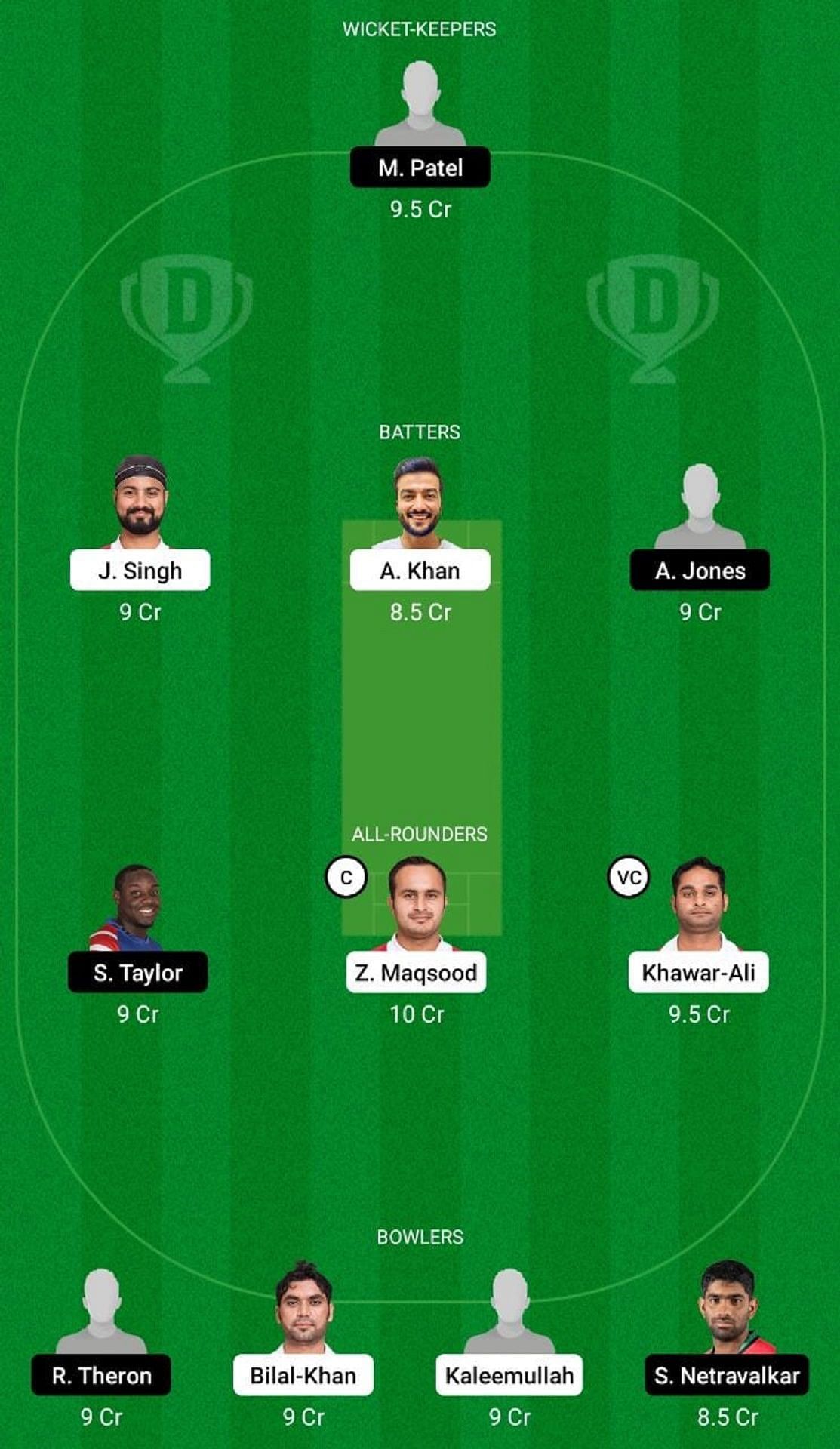 OMN vs USA Dream11 Fantasy Suggestion #1