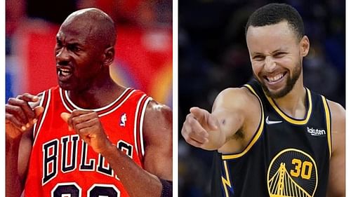 Michael Jordan and Steph Curry (Photo: Marca)