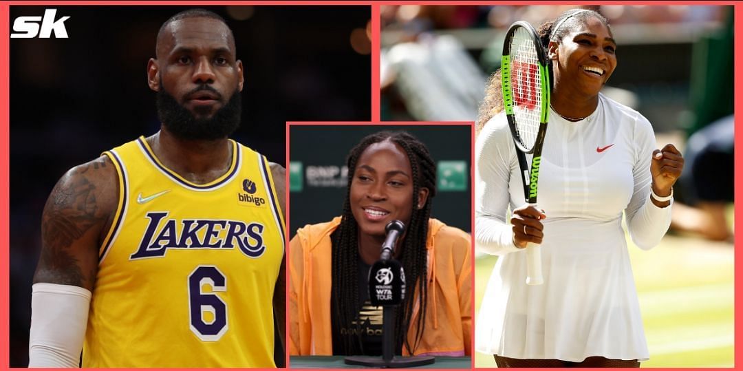 Coco Gauff revealed that Lebron James and Serena Williams are among her role models