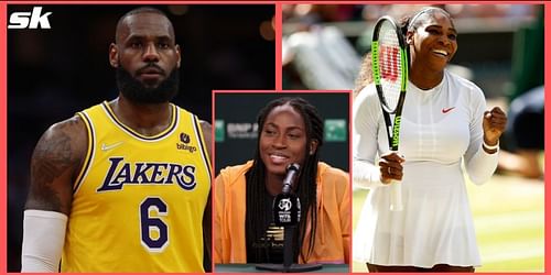 Coco Gauff revealed that Lebron James and Serena Williams are among her role models