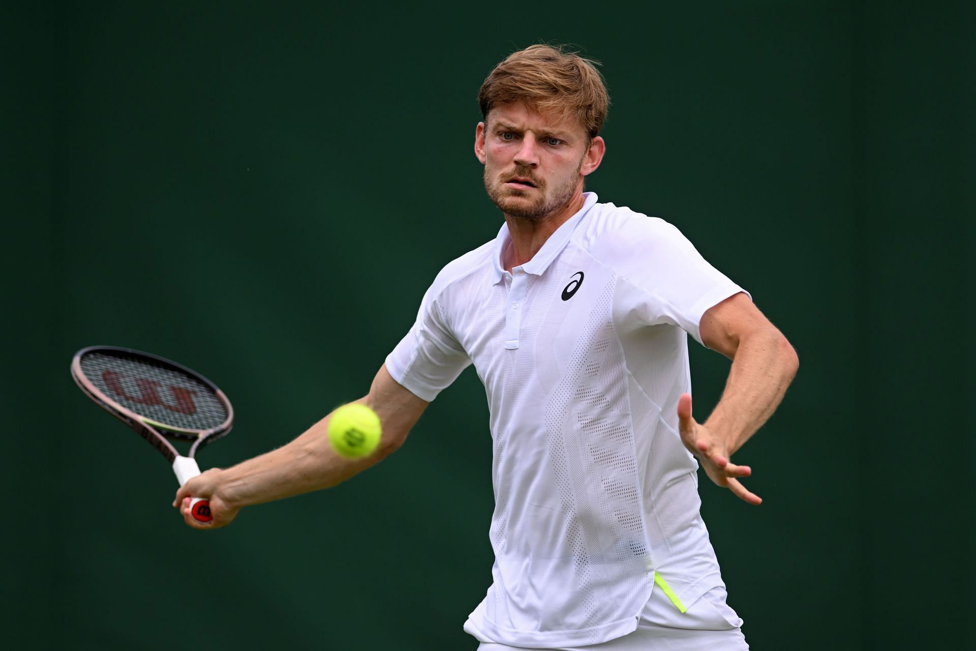 David Goffin will look to book his place in the last 16 of Wimbledon