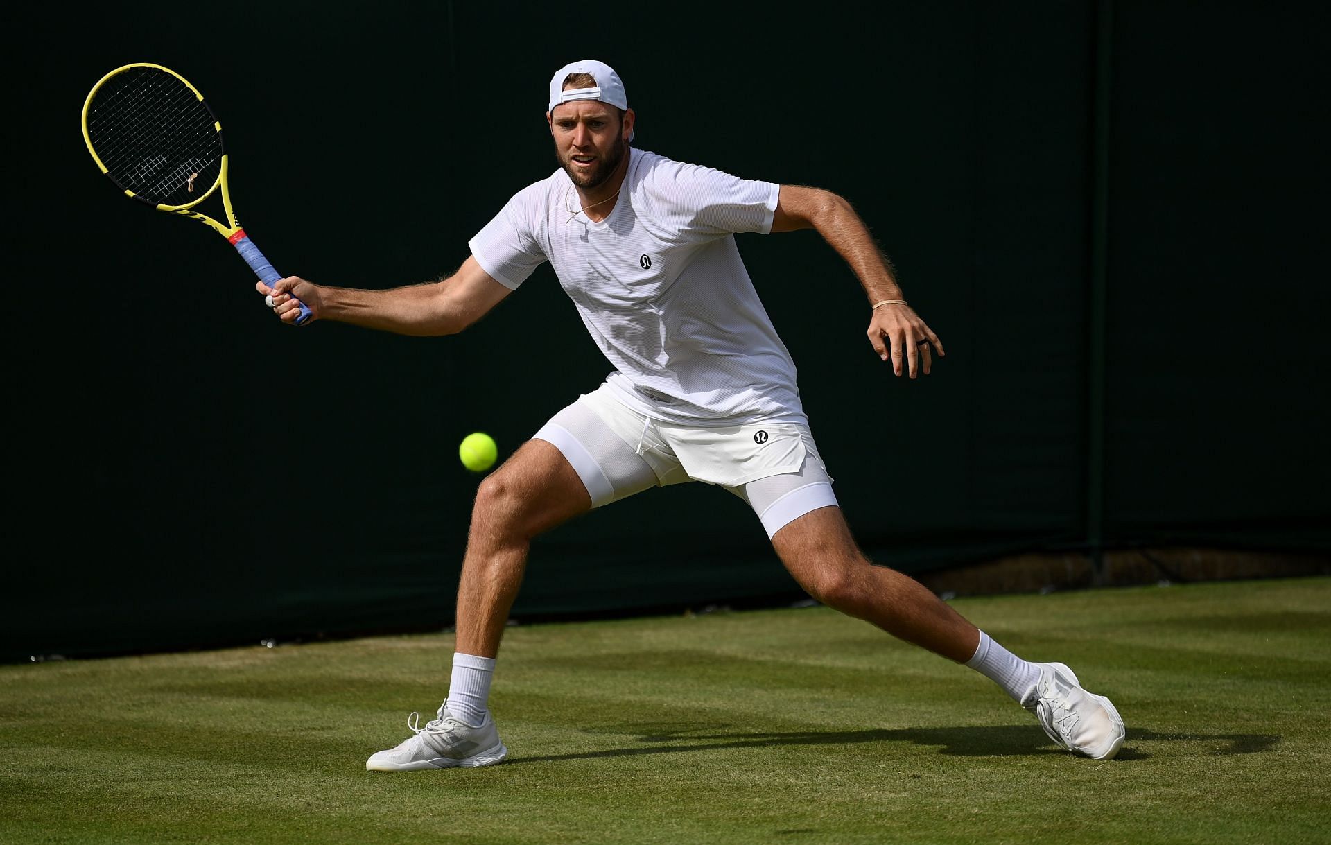 Jack Sock in action at the 2022 Championships