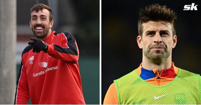 Former Liverpool player Jose Enrique trolls Barcelona's Pique by posting meme on Twitter