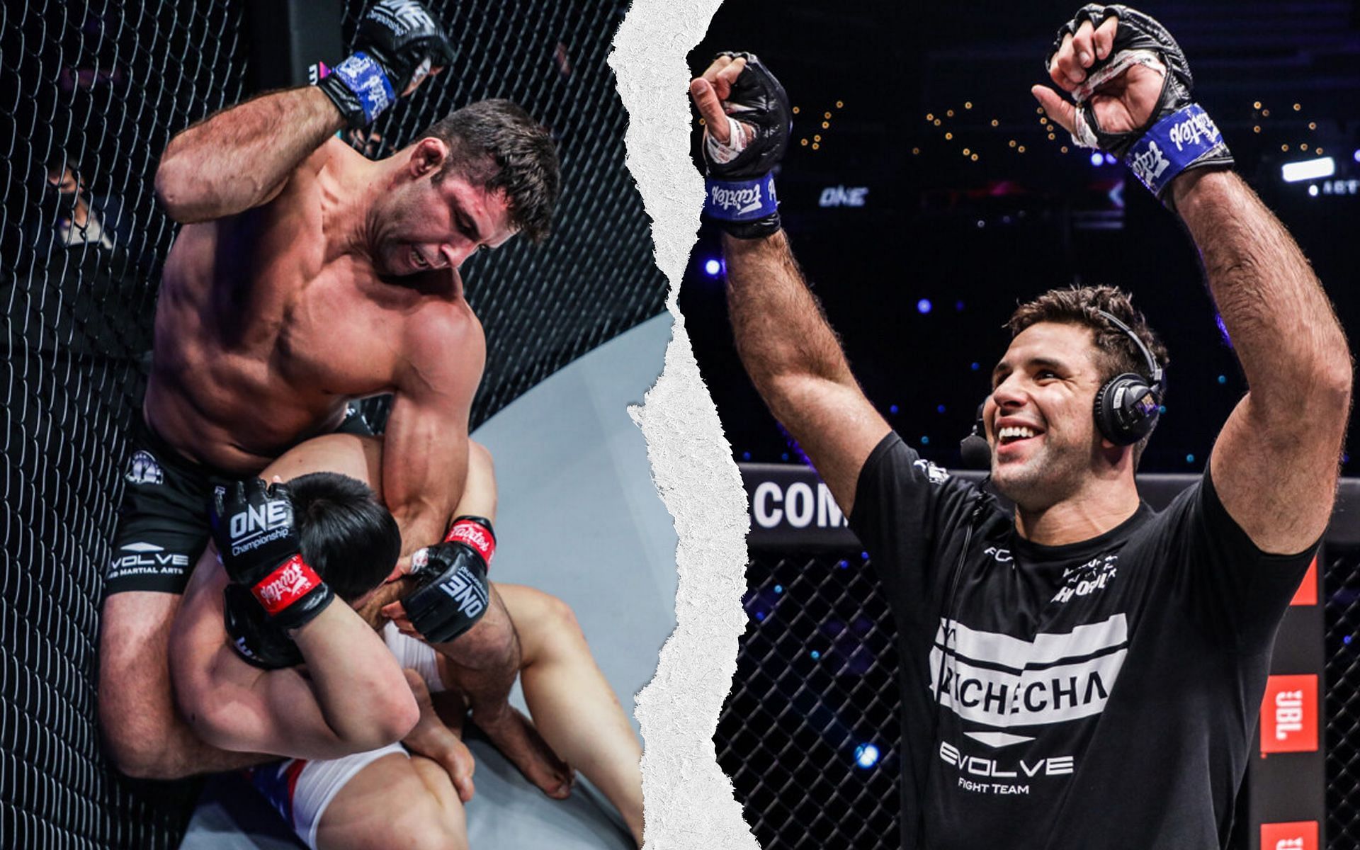 Marcus &#039;Buchecha&#039; Almeida (R) plans to continue competing at a high level in the Circle (L) for many more years to come. | [Photos: ONE Championship]