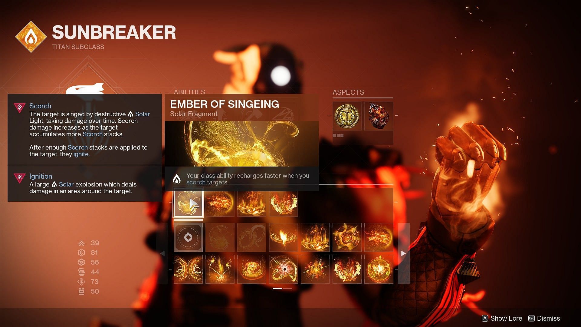 Ember of Singeing Fragment (Image via Destiny 2)