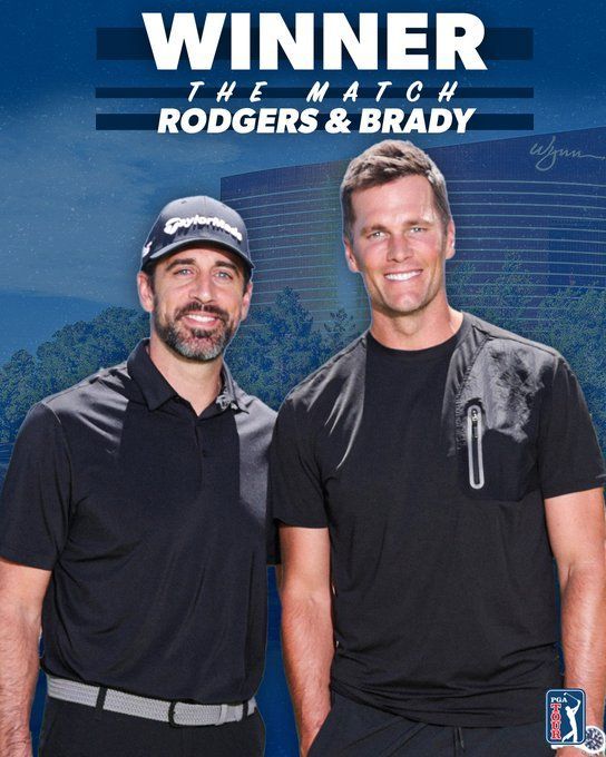 Aaron Rodgers to pair up with Tom Brady for June's The Match - Acme Packing  Company