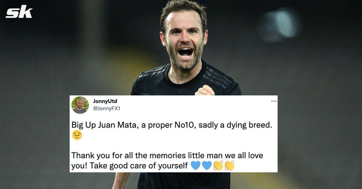 Man United fans pay touching tribute to Juan Mata