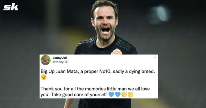 "Classiest footballer alive", "Most humble man ever" - Manchester United fans pay tribute as Juan Mata announces exit from club