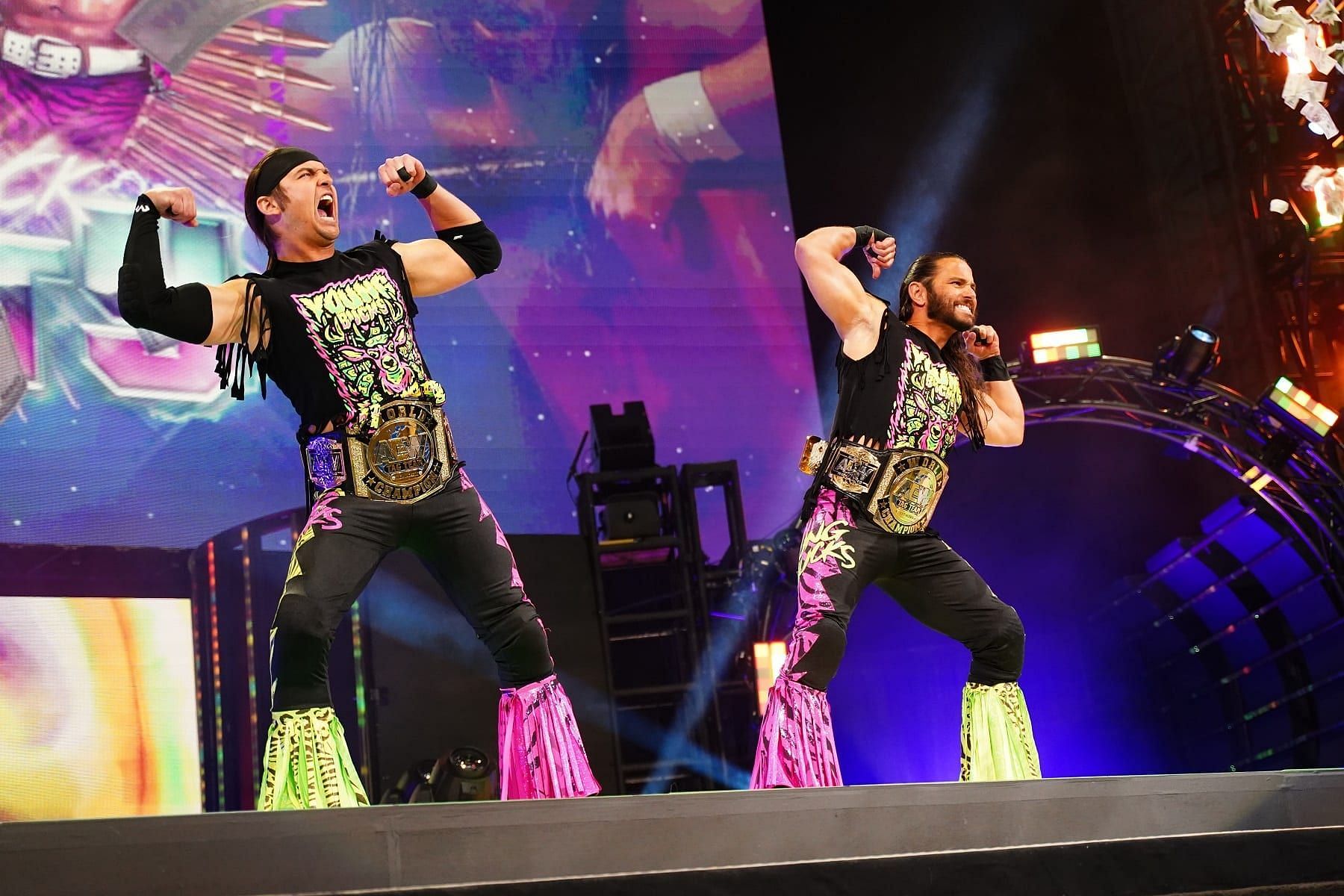 The Young Bucks are former AEW Tag Team Champions.