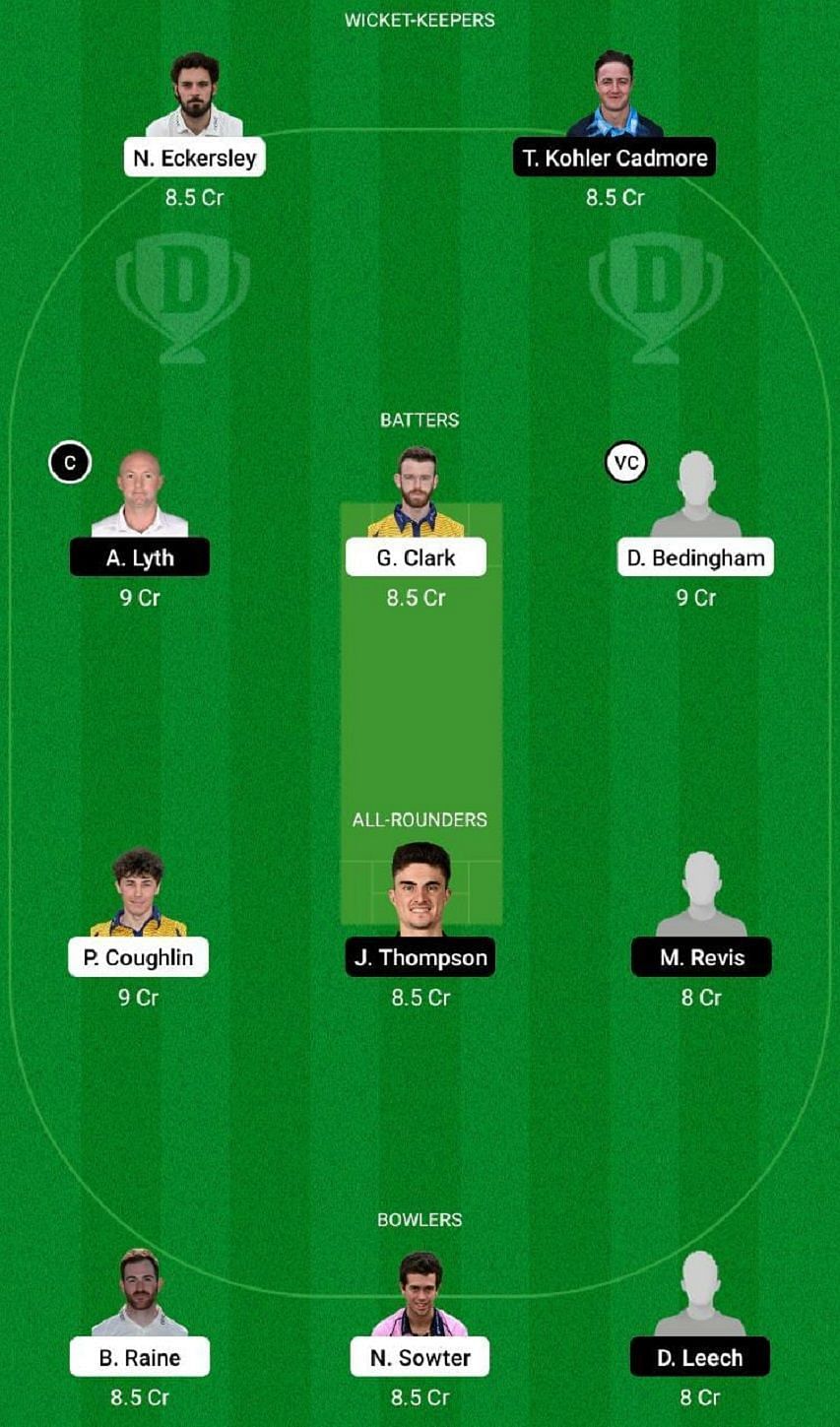 DUR vs YOR Dream11 Fantasy Tip #2 - T20 Blast 2022.