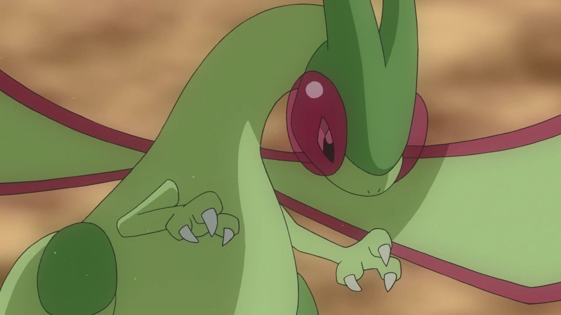 You can always count on Flygon for a tough battle (Image credit: Olm Incorporated, Pokemon Journeys: The series)