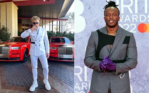 Jake Paul (Left) and KSI (Right) (Images courtesy of @jakepaul Instagram and @ksi Instagram)