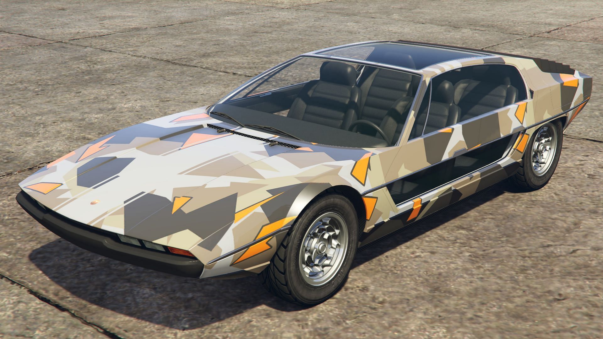The fastest 4-door car for the past-gen ports (Image via Rockstar Games)