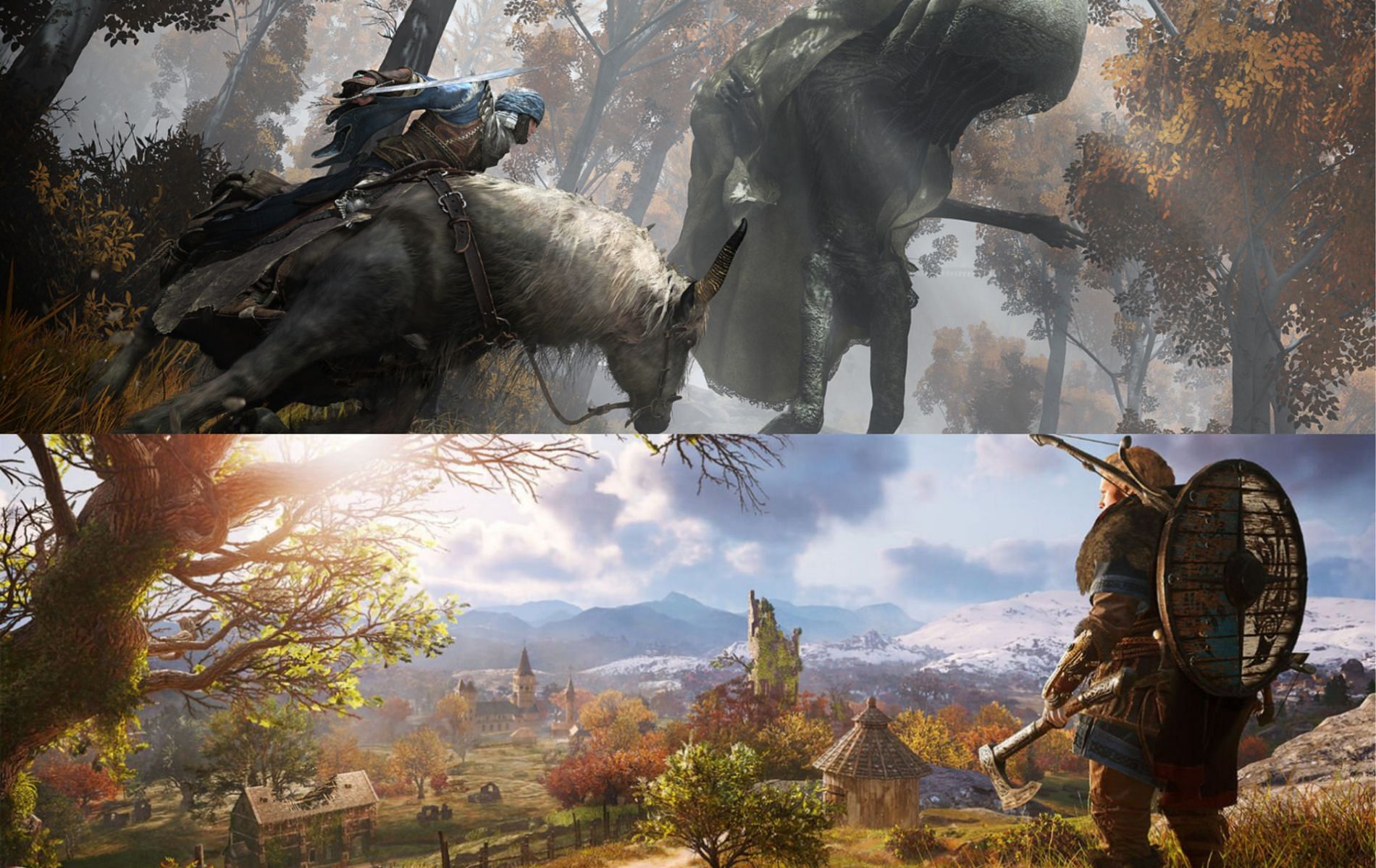 While some open-world games inspire a sense of wonder and excitement, others are just bland (Images via FromSoftware, Steam, Ubisoft)