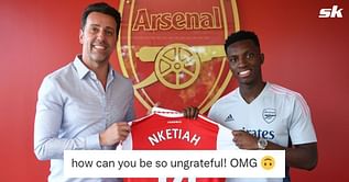 “How can you be so ungrateful!” – Arsenal star appears to slam fans reacting negatively to Eddie Nketiah’s contract extension