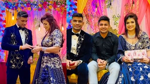 Dabang Delhi KC star Naveen Kumar was present at Deepak Hooda's engagement ceremony (Image Source: Instagram)