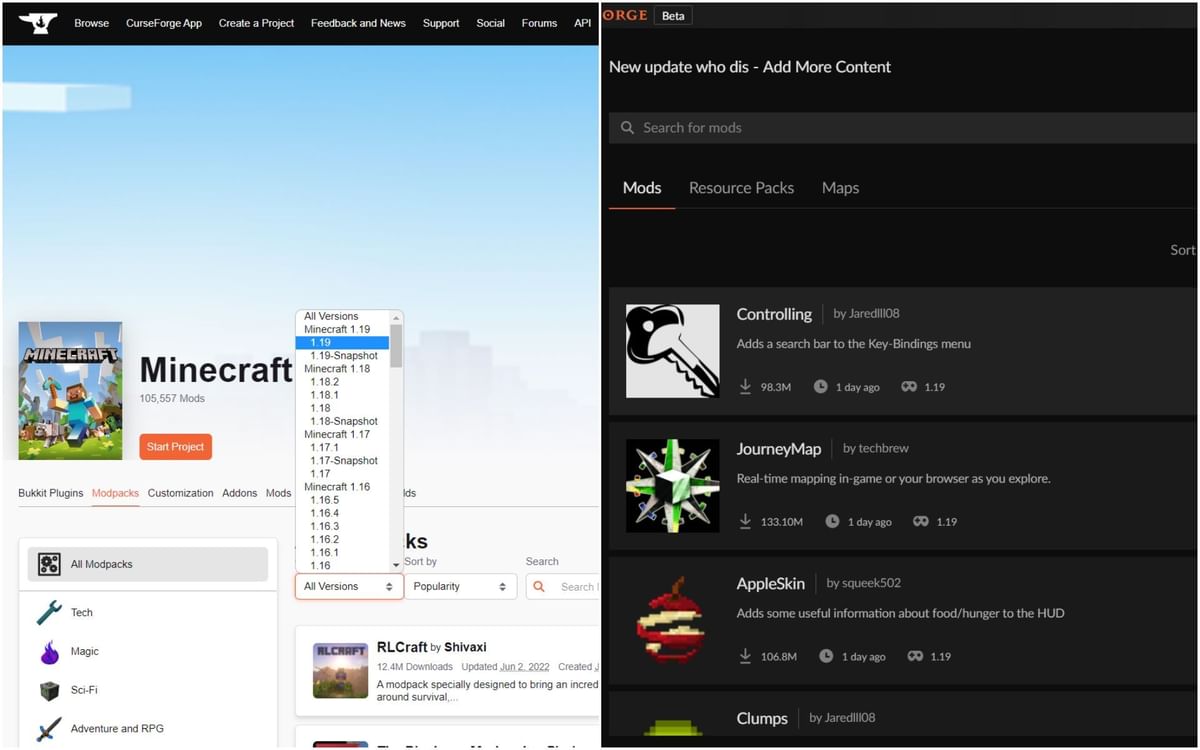 How to install and play with mods in Minecraft 1.19 Java Edition
