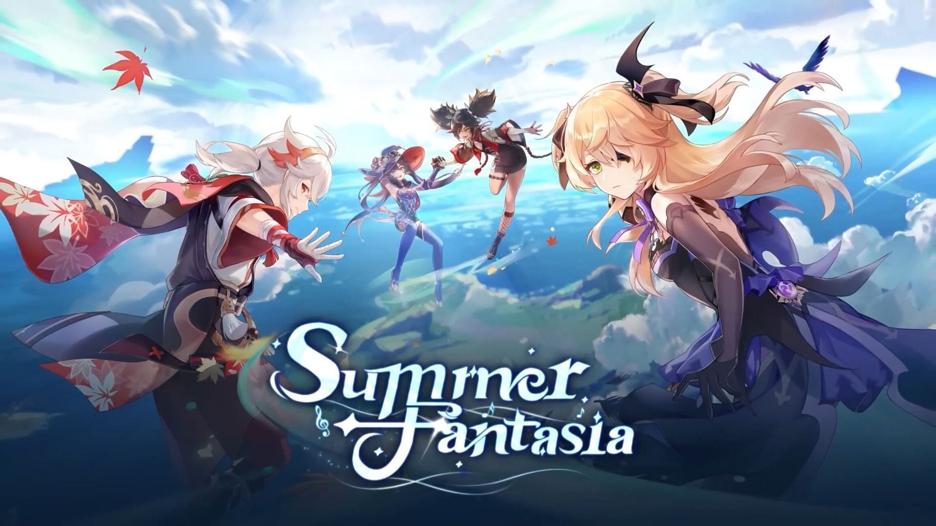 Genshin Impact "Summer Fantasia" update banners, island and free skins