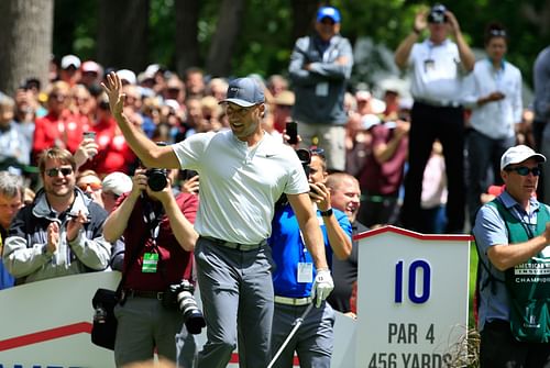 Derek Jeter plays in the American Family Insurance Championship.