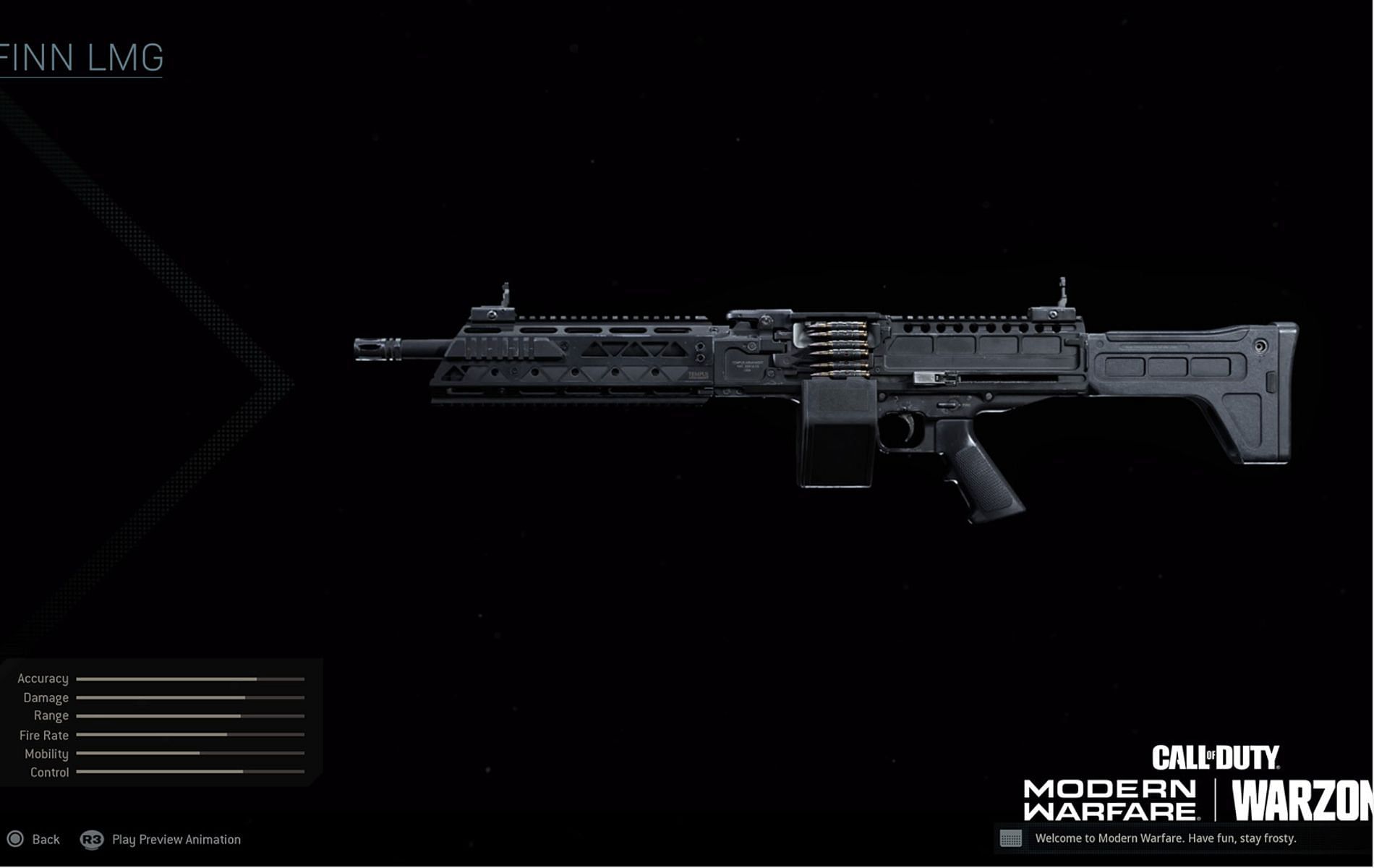 The FiNN LMG in Call of Duty Warzone (Image via Activision)