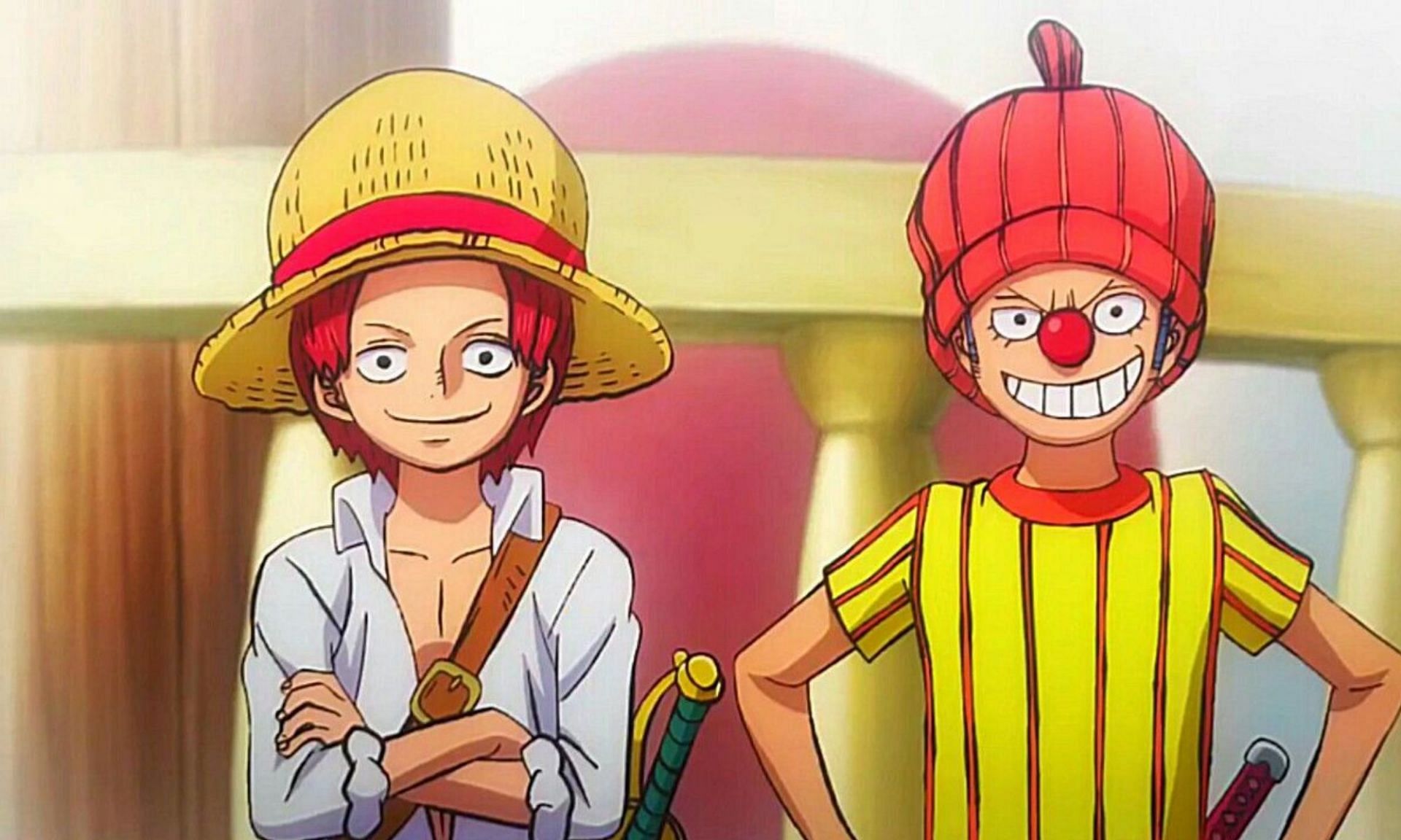 Shanks and Buggy in their early childhood (Image via Eiichiro Oda/Shueisha/Viz Media/One Piece)