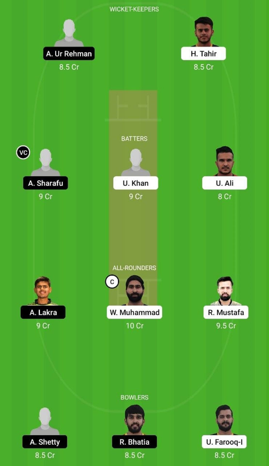 FUJ vs EMB Dream11 Fantasy Suggestion #2 - Emirates D20 2022.