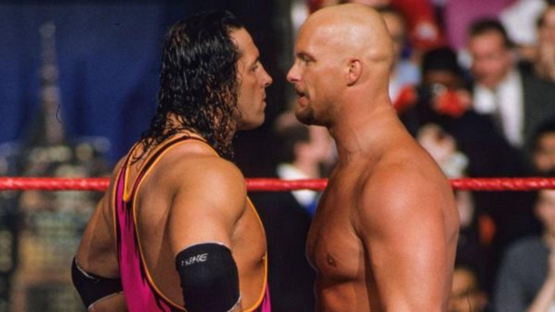 Bret Hart and Steve Austin met in their historic clash at WrestleMania 13