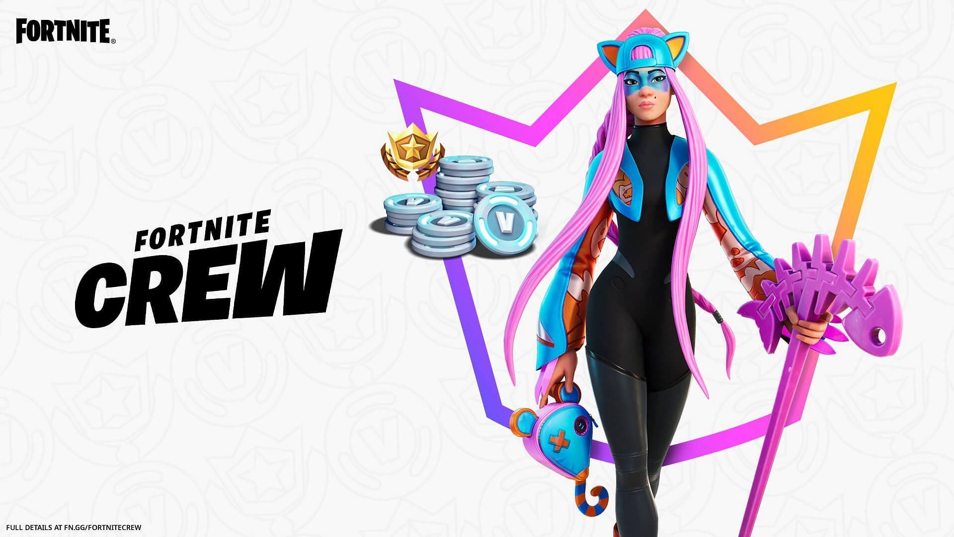 Alli is the worst Fortnite Crew skin of all time. (Image via Epic Games)