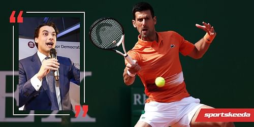 Thierry Baudet shows support for Novak Djokovic.