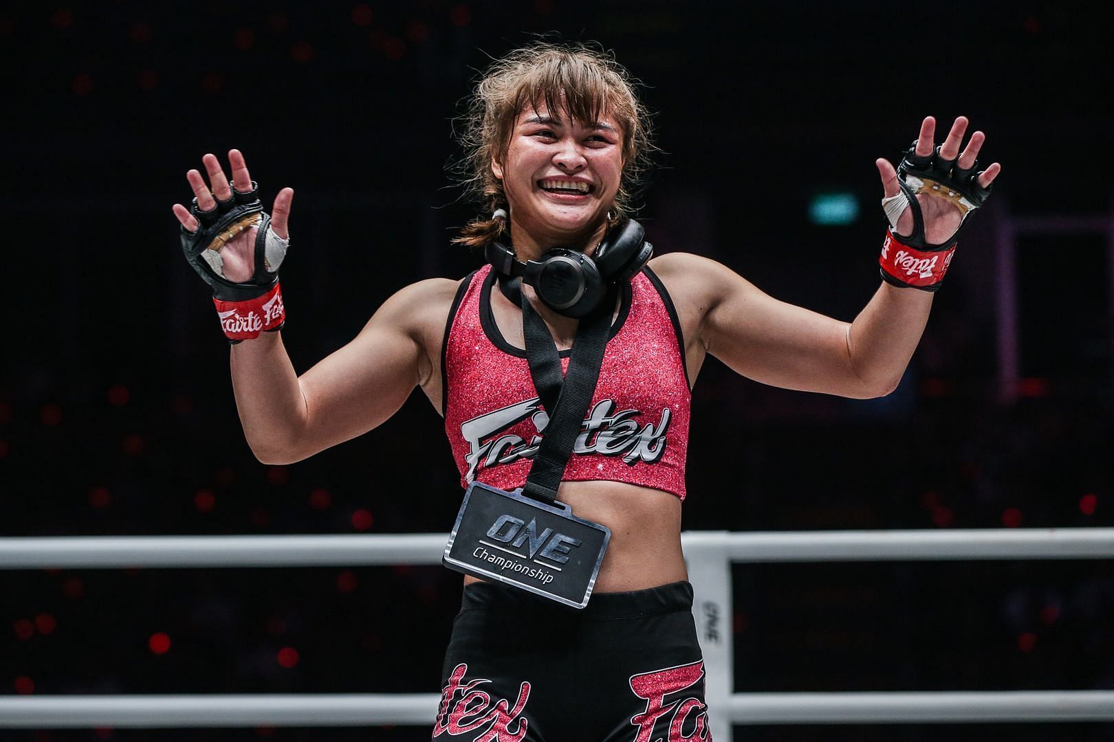 Stamp Fairtex in the early days of her ONE Championship career