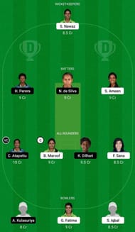 PK-W vs SL-W Dream11 Fantasy Suggestion #1