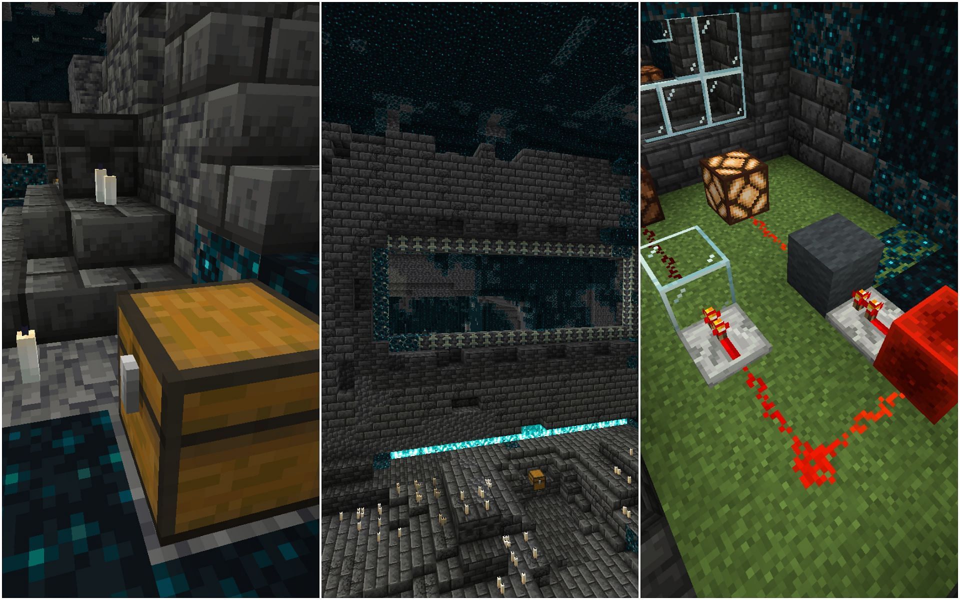 Some of the things to do in the new structure (Image via Minecraft 1.19)