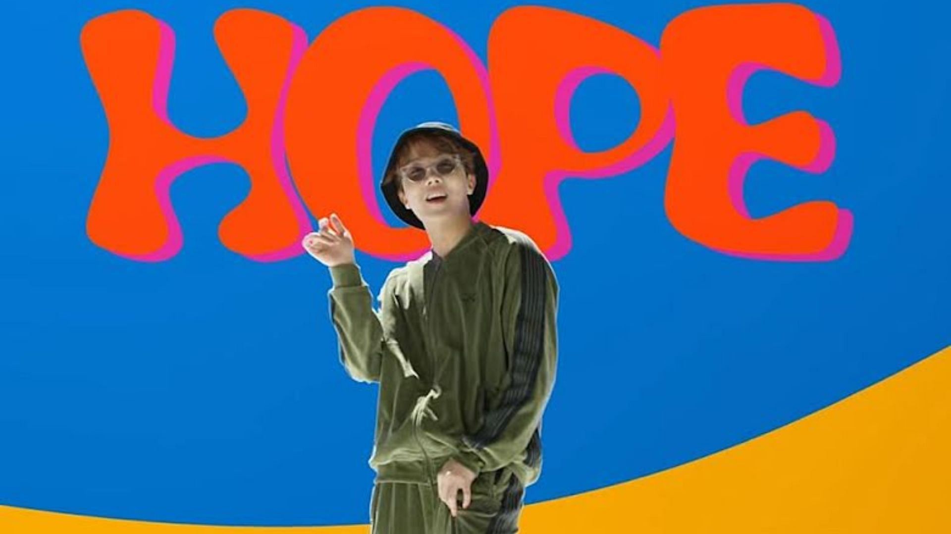 BTS&#039; J-hope in a still from HOPE WORLD (Image via BIG HIT MUSIC