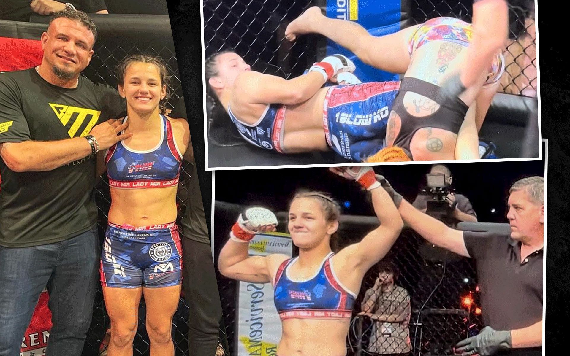 Bella Mir picked up her third pro win [Images via @ladymir11 on Instgram]